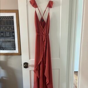 Lulu's Terracotta Maxi Dress